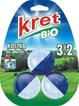 Bio KRET Kostka do spłuczki 3x50 g EKOLOGICZNE