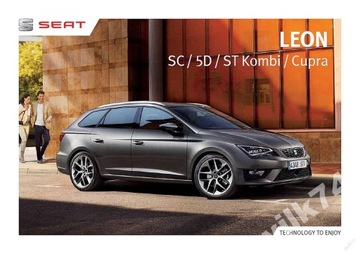 Seat Leon Leon Cupra prospekt 2016 rzadki