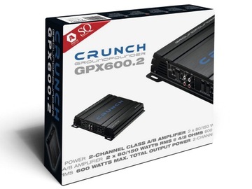 Сверхсильный хруст GPX600.2 1x300 Вт RMS / 2x150 RMS