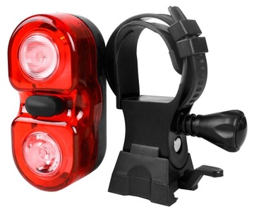 КРАСНАЯ СВЕТОДИОДНАЯ ВЕЛОСИПЕДНАЯ ЛАМПА MACTRONIC WALLE