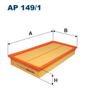 Воздушный фильтр FILTRON AP149/1 VW AUDI SEAT SKODA