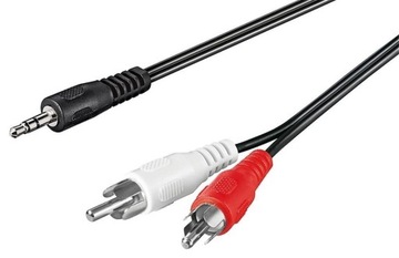 Аудиокабель AUX jack 3,5 мм, стерео M/M CU, 1 м