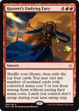 MTG Hazoret's Undying Fury (Rare)