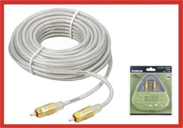 THOMSON -KABEL DO SUBWOOFERA - ZŁOTE STYKI OFC 10m