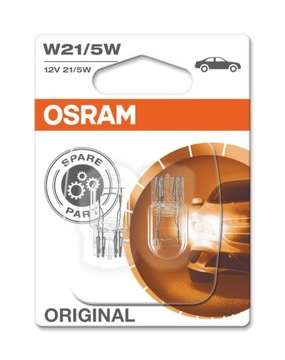 Żarówki OSRAM W21/5W 12V 21/ 5W całoszklana