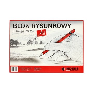 Blok rysunkowy A3/20 biały