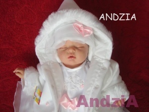 КРЕЩЕННАЯ ШУБА с МЕХОМ 74/80 ОСЕНЬ ЗИМА