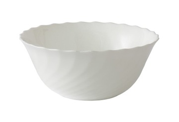 Salaterka szklana biała 18 cm miska Trianon 10167