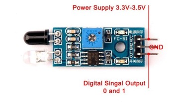 Модуль детектора препятствий с ИК-датчиком Arduino