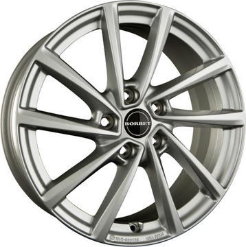 4× DISK HLINÍK BORBET V 7.0" X 17" 5X112 ET 48