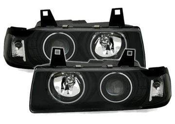 LAMPY ANGEL EYES BMW E36 S/T/C BLACK CCFL