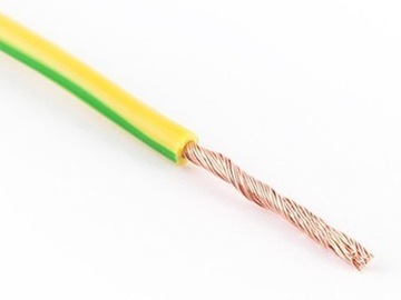 Przewód linka LGY 1x1,5 750V Żółto-Zielony 50m