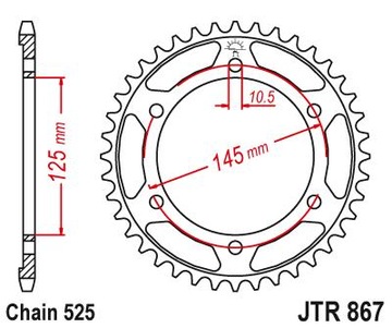 Yamaha TDM 850 99-01 Комплект привода DiD X-Ring