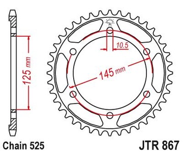 Yamaha TDM 850 99-01 Комплект привода DiD X-Ring