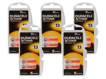 DURACELL 13 baterie do aparatów słuchowych 30 szt