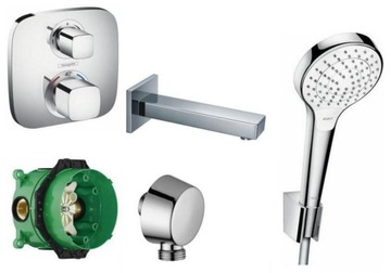 фото ориг. №1, Hansgrohe set with a thermostat to baths for plaster