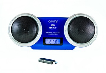 CAMRY CR1139 BLUETOOTH ДИНАМИК USB AUX СИНИЙ