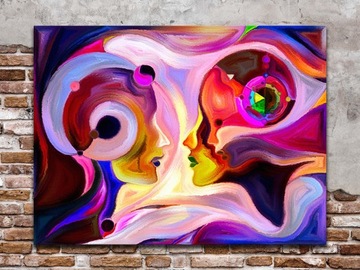 КАРТИНА на холсте АБСТРАКТ 203729927 120х80 УЗОРЫ