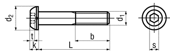 ШВП, черная оцинковка, М10х30, 5 шт.