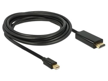 DELOC KABEL mini DISPLAYPORT do HDMI 3m PRZEWÓD DP