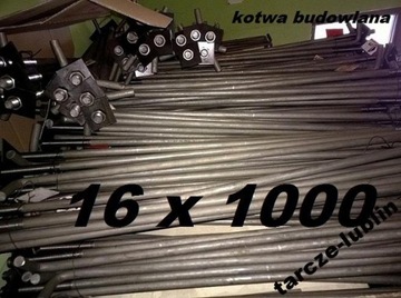 KOTWA BUDOWLANA MURŁATA L 16x1000 Lublin