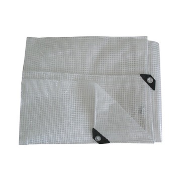 Plandeka 8x10 przezroczysta 100g/m2 zbrojona