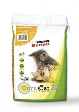 Наполнитель для кошачьих туалетов Super Benek Corn Cat 25 л