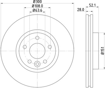 TEXTAR TARCZE PRZÓD FORD MONDEO IV MK4 300MM