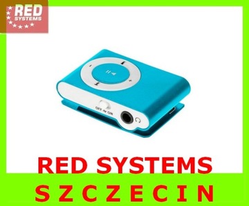 RED HIT Магазин MP3 max 32ГБ Синие наушники Щецин