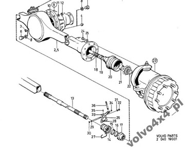 Manszeta 1563012 лапландец MOSTY VOLVO TGB 11 C303