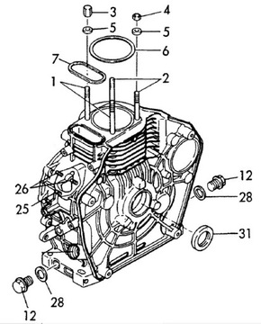 Сальник вала YANMAR L40 L48 L70 160110-02220