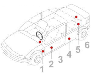 ДИНАМИКИ BLEND VW SKODA бежевые 16,5см 2 шт.