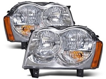 JEEP GRAND CHEROKEE WK 2005-2007 LAMPA LEWA PRZÓD