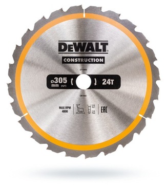 Пильное полотно по дереву DeWalt DT1958 305 мм 30 мм 24z