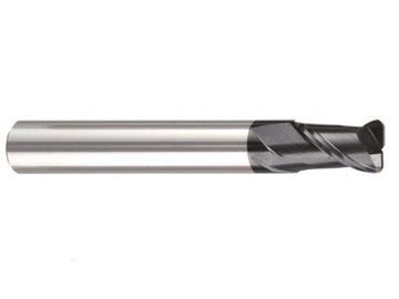 Frez 2p VHM 3mm promień naroża 1,0 chwyt 4mm 50HRC