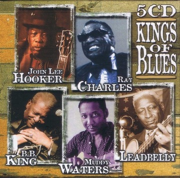 Kings Of Blues 5CD Leadbelly Hooker Waters Charles