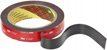 15mm/5m TAŚMA DWUSTRONNA 3M RP45F PIANKOWA MOCNA