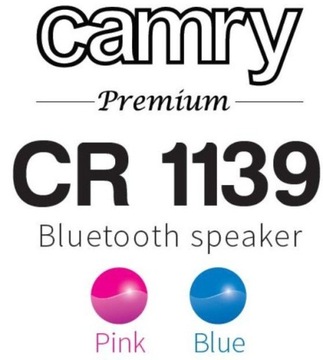 CAMRY CR 1139 BLUETOOTH ДИНАМИК USB MP3 AUX РАДИО