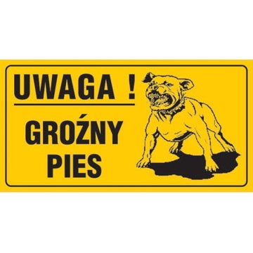 TABLICA INFORMACYJNA 12x22CM OSTRZEGAWCZA RÓŻNE 42