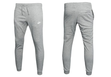 Nike spodnie dresowe męskie Nsw Jogger Club Flc szary rozmiar XXL