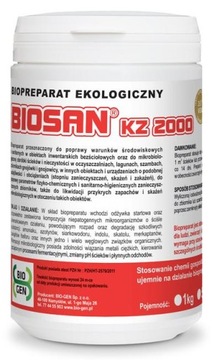 BIOSAN KZ 2000 1,0KG SZAMBO OCZYSZCZALNIA