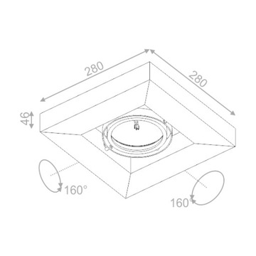 Настенный светильник CADVA 111x1 AQFORM