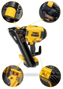 Гвоздезабиватель для разъемов XR 18В 2х5Ач DeWalt DCN693P2