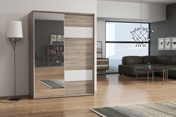 Szafa Przesuwna garderoba 180/200/60 LUSTRO