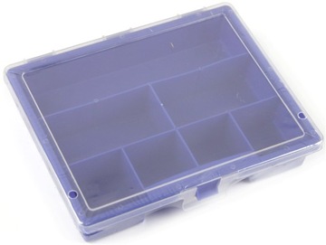 Organizer 7 przegródek wymiary: 178 x 145 x 36 mm