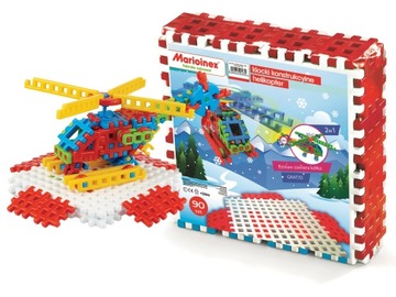 WAFLE KLOCKI HELIKOPTER .KONSTRUKCYJNE 90 SZT