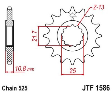 Цепь + звезды Yamaha TDM 850 1996-1998 POWER+