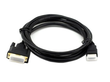 SOLIDNY kabel HDMI i DVI na wtyki przewód 1,5 m