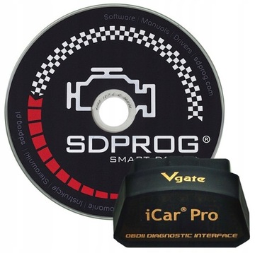 ICAR PRO BT Bluetooth OBD2 OBDII SDPROG PL Android