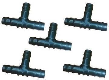 TRÓJNIK 16mm LINIA KROPLUJĄCA Złączka 5szt
